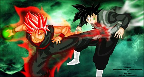 dark goku vs goku